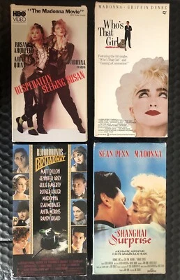 Madonna 4-Pack VHS Movies - In Good Condition  - Image 1 of 4