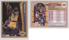 1992-93 Fleer Rising Stars Magazine Sheet Singles James Worthy HOF