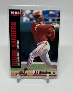 1992 Jimmy Dean Rookie Stars Reggie Sanders #5