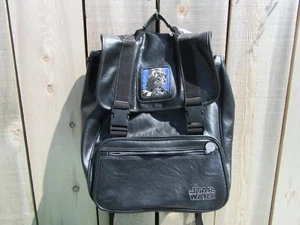 Vintage 1996 Brand New Pyramid Star Wars Darth Vader Black Drawstring Backpack - Picture 1 of 12