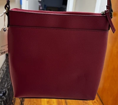 St. John's Bay пенни сумка через плечо - глубокий красный красивый кошелек - Изображение 1 из 3
