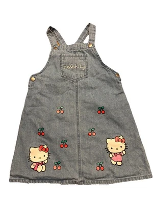 Hello Kitty And Friends x Primark Sanrio Girls Denim Romper Size 24-36 Months - Image 1 of 4