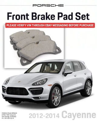 Juego de pastillas de freno delanteras originales Porsche Cayenne 2012-2014 95835193910 (verificación VIN) Foto 1 de 2