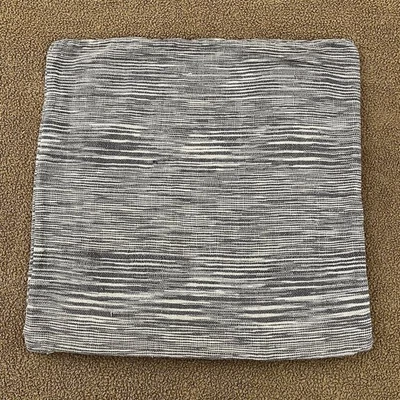 West Elm Silk Striations Midnight Throw Pillow Cover - Image 1 of 4