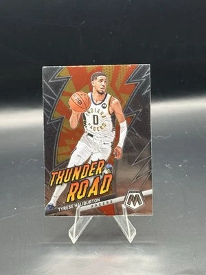 Tyrese Haliburton | 2022-23 Panini Mosaic | Thunder Road | #3 Pacers - Image 1 of 2