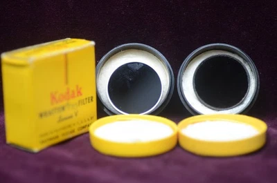 Kodak Series V 87 and 89b infrared filters - Image 1 of 4