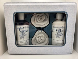 Crabtree & Evelyn NANTUCKET BRIAR Shower Gel Body Lotion & FLOWER Bar Soap SET - Picture 1 of 5
