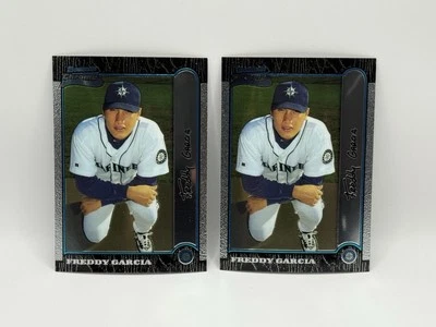 (2) 1999 Bowman Chrome - #404 Freddy Garcia (RC) - Image 1 of 2