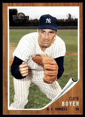 2004 Topps All-Time Fan Favorites Clete Boyer New York Yankees #52 - Image 1 of 2