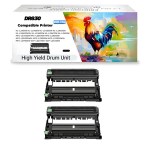 2PK DR830 Drum Unit for Brother DR830 HLL2400 2405 2420 MFC-L2820 2900 DCP-L2640 - Picture 1 of 6