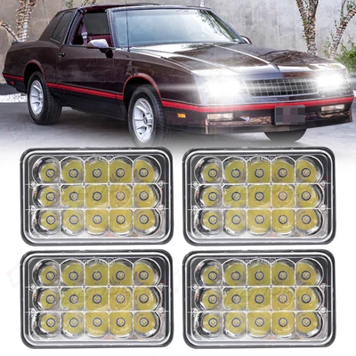 4x6 LED Headlights Upgrade For Chevrolet Kodiak C4500 and C5500 2003-2009 Models - Image 1 of 4