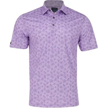 New Men's Greg Norman ML75 Octopus Polo Golf Shirt - Purple - Medium - image 1 of 2