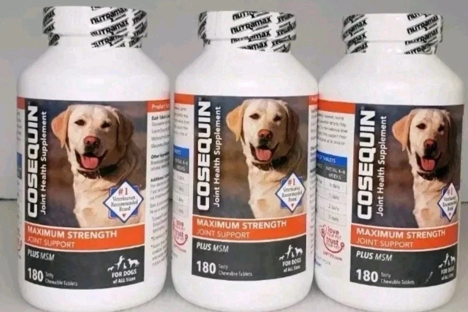 Lot Of 3 Cosequin Plus MSM Joint Health Supplement 180 x 3  Tablets Exp 2027 - Image 1 of 1