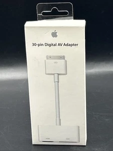 Genuine Apple Digital AV HDTV Adapter for iPad 2/3 4/4S 30 Pin to HDMI Boxed New - Photo 1/5