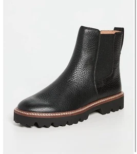 Neu Madewell The Citywalk Lugsole Chelsea Boot in Leder echt schwarz Größe 8 - Bild 1 von 8