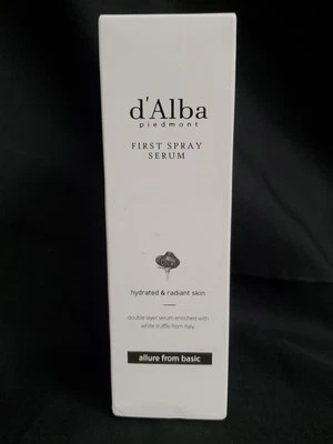 d'Alba Piemont weißer Trüffel VEGAN erstes Spray Serum, 3,38 flüssige Unzen Ablaufdatum 05/27 NEU - Bild 1 von 4
