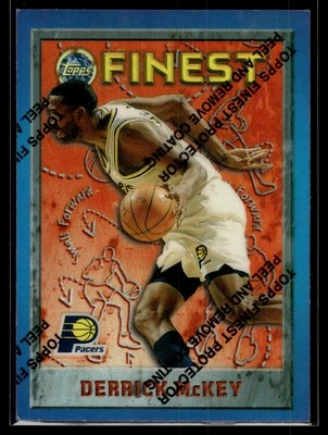 Derrick McKey 1995-96 Topps Finest Refractor Card #228 - Image 1 of 2