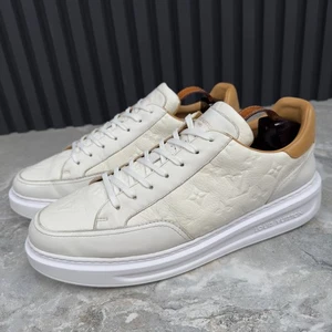 Louis Vuitton Beverly Hills Sneaker Monogram Weiß Leder 11 LV 12 US 45 EUR - Bild 1 von 12