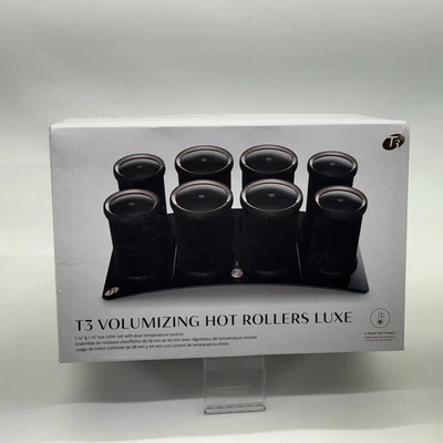 T3 Volumizing Hot Rollers LUXE Premium 8-Piece Set (4-XL-4-LG) Volume Electric - Image 1 of 4