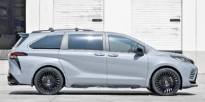 22” RF23 GLOSS BLACK CONCAVE WHEELS RIMS FOR TOYOTA SIENNA IV 22X9 - Picture 1 of 3