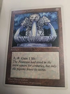 Vintage MTG Fountain of Youth Magic the Gathering Artifact Card MG100114 - Picture 1 of 2