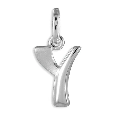 Buchstaben Anhänger - Echtschmuck 925 Silber - auf Wunsch mit Kette - NEU - Bild 1 von 2