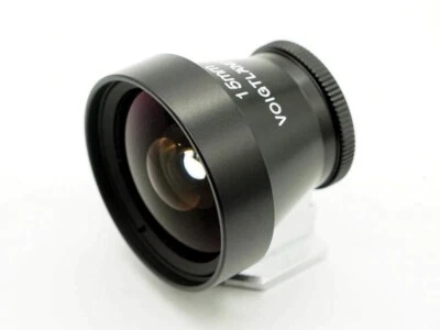 Voigtlander 15mm Localizador de Visão Óptica M Preto Metal Sapato Montado do Japão - Imagem 1 de 4