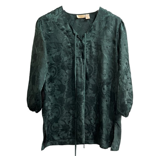 UNDERCOVER Abito babydoll vintage Victoria Secret S verde floreale raso etichetta oro mini Y2K