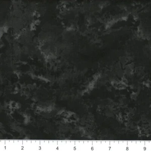Black Camouflage Texture 100% Cotton Fabric Material sold by the Yard - Picture 1 of 1