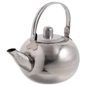 Metal Teapots Stainless Steel Stovetop Kettle Stainless Steel Teakettle - Picture 1 of 12
