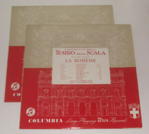 33CX 11464/5 Puccini La Boheme Maria Callas Teatro Alla Scala Antonino Votto B/G