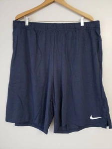 Nike Dri-FIT Training Gym Shorts Size 4XL TALL Obsidian Heather Blue CJ2044-473 - Picture 1 of 2