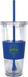 MLS Seattle Sounders Straw Tumbler, 22-ounce - Picture 1 of 1