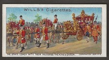 WILLS-CORONATION SERIES 1902 (WIDE ARROWS)-#06- COACH WITH KING & QUEEN