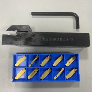 3/4 MGEHR2020-3 Lathe Turning Tool grooving cutting holder + MGMN300-M Inserts - Picture 1 of 7