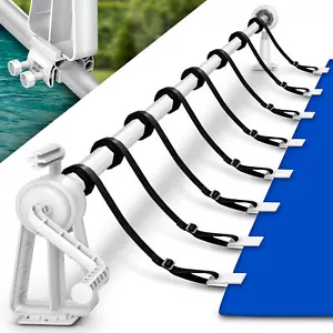 tillvex® Pool Aufroller für Solarfolie Poolabdeckung Aufrollvorrichtung Plane - Bild 1 von 7
