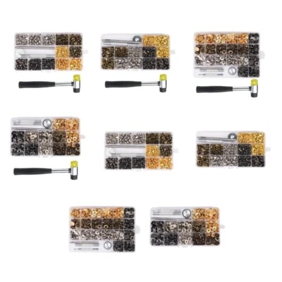 Snap Button Kits Practical Snap Fasteners Kits for DIY Clothes Jackets Jeans - Image 1 of 4