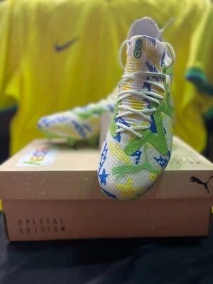 Botines/botas de fútbol Puma Future Ultimate Njr FG/AG. Talla US 9.5 Foto 1 de 4