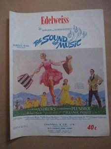 Movie soundtrack, Sound of Music, Edelweiss, sheet music - Bild 1 von 1