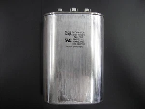 DAOM-3GJ07E50  50+7.5 uF MFD Oval Dual Capacitor 250-370  VAC HIGH QUALITY!! - Picture 1 of 4