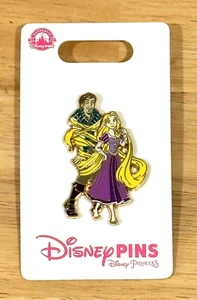 DISNEY 2014  FLYNN RIDER TANGLED IN RAPUNZEL'S HAIR PIN OPEN EDITION NEW ON CARD - Picture 1 of 4