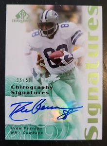 2007 SP Chirography Signatures Emerald #CSDP Drew Pearson 36/50 - Picture 1 of 5