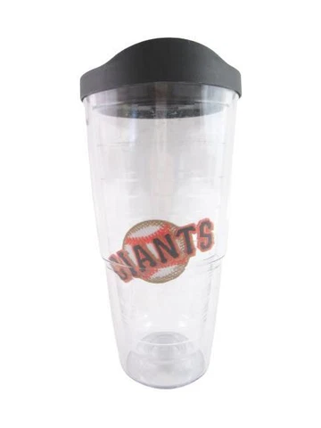 Tervis 24 oz Tumbler San Francisco Giants Black Lid Hot Cold Beverage Baseball Cover