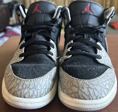 Nike Zapatos Juveniles 3Y Air Jordan 1 Mid SE PS "Puntera de Elefante" Tenis DM6215-016  Foto 1 de 4