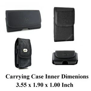 Universal Pouch Case for Flip Phone or Smartphone Up To 3.55x1.90x1.00 Inch - Picture 1 of 17