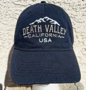 Death Valley Baseball Cap Embroidered Navy Blue National Park Adjustable Hat - Picture 1 of 6