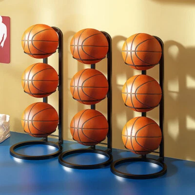 Basketball Soccer Ball Storage Rack Holder Sport Ball Organizer Display Stand A+ - image 1 of 4