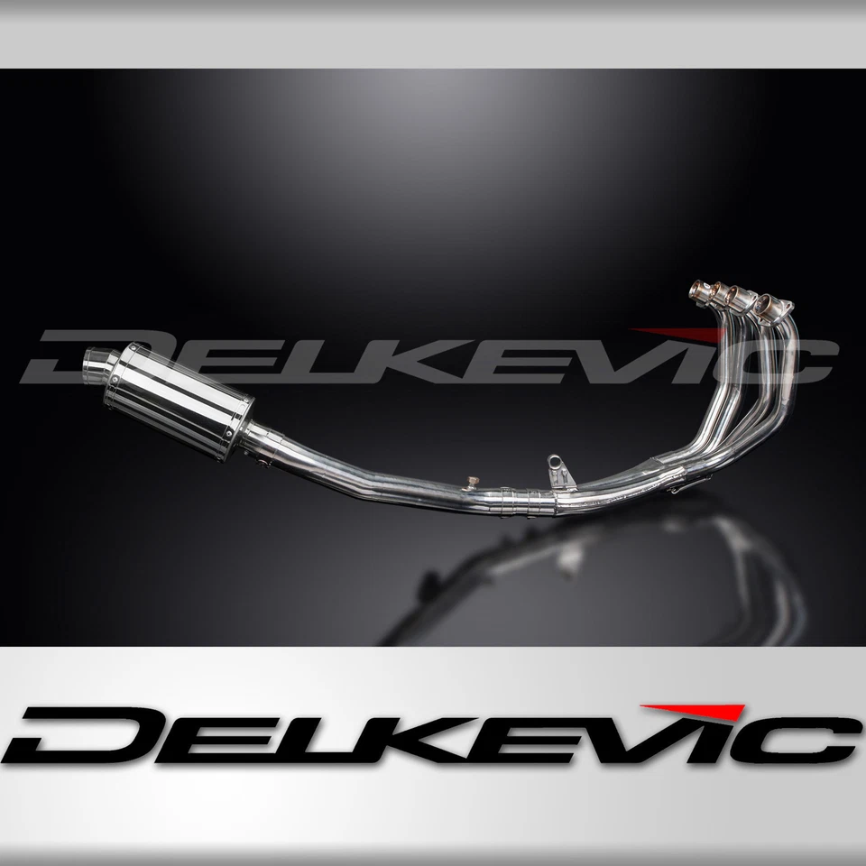 Silenciador escape completo Honda CBR600 F4I 2001-2006 4-1 9" ovalado inoxidable Foto 1 de 4