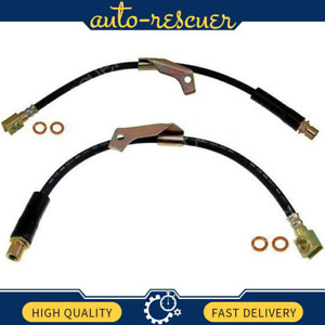 2x Front Left Front Right Brake Hydraulic Hose for Chevrolet Equinox 2005~2006