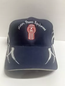 NEW Kenworth Trucker Hat Flames Cap Navy Blue - Picture 1 of 5